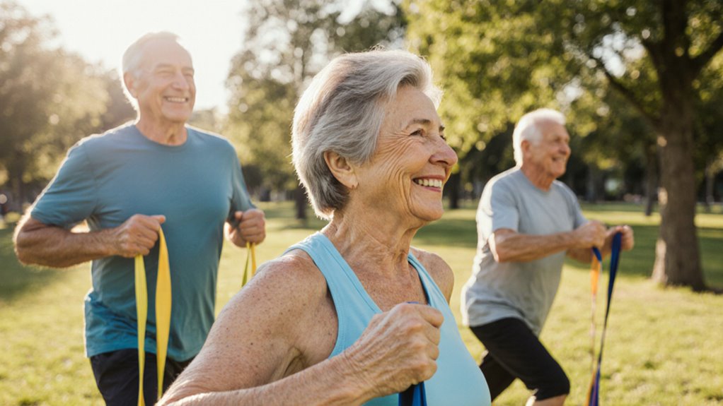 Fitness verbessert die Lebensqualität im Alter